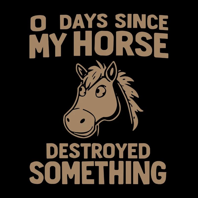 0 Days Since My Horse Destroyed Something Fun