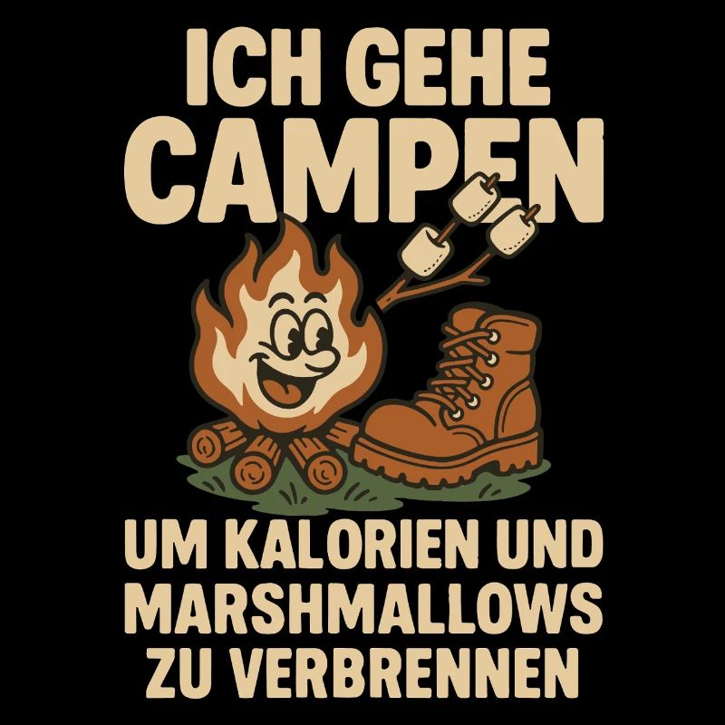 I Go Camping For Calories And Marshmallows