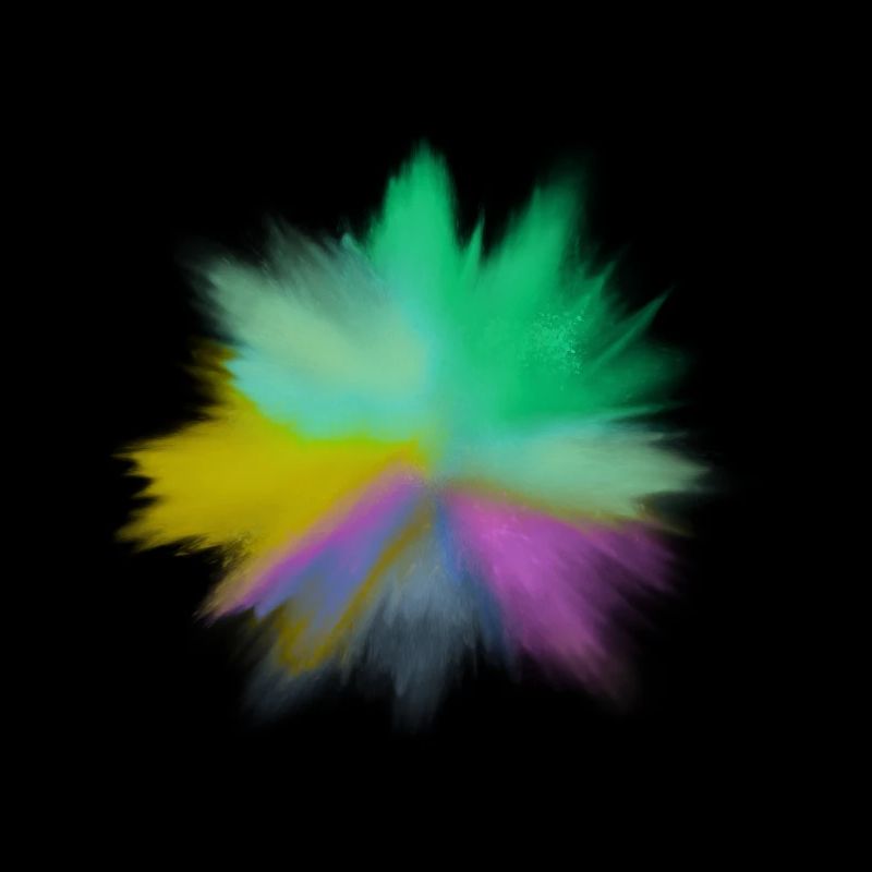 Explosion d’aquarelle