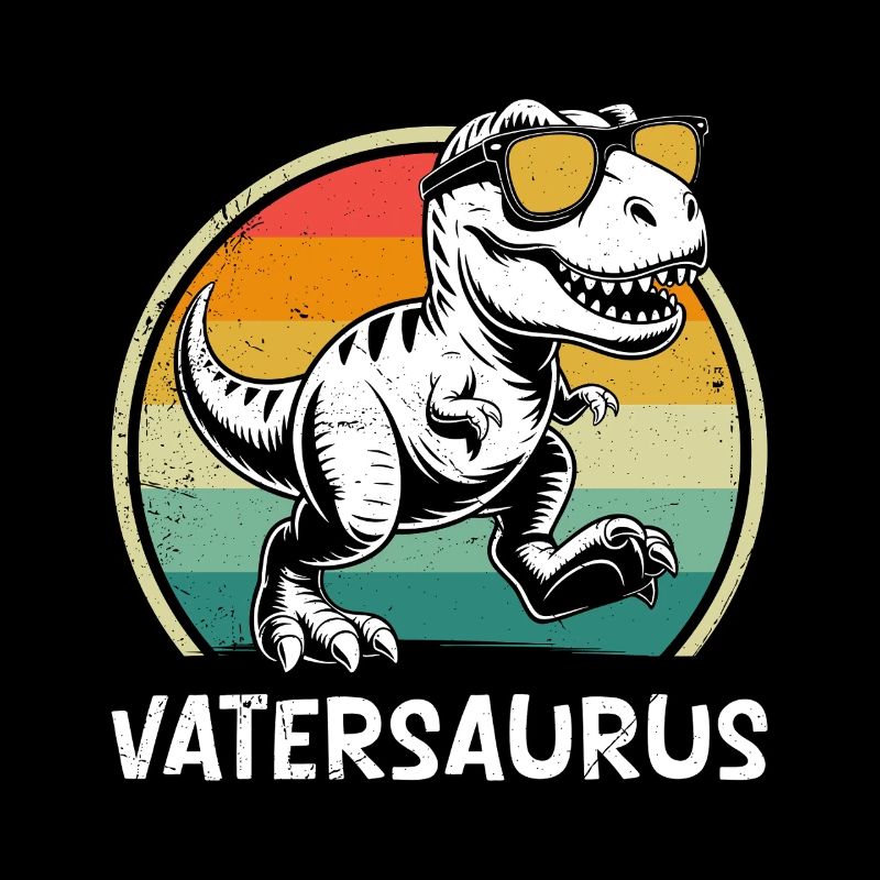 Bald Papa VATERSAURUS Retro Lustiges