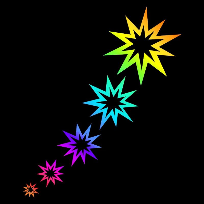 Bunte Sterne