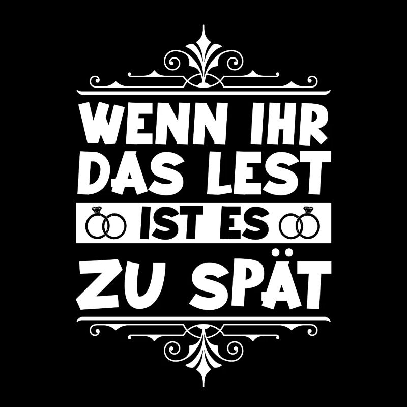 Bräutigam Polterabend Junggesellenabschied