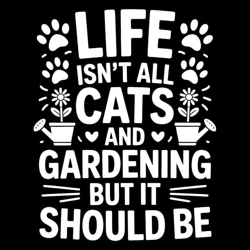 Garten Spruch Katze Lustiges Gartenarbeit Geschenk