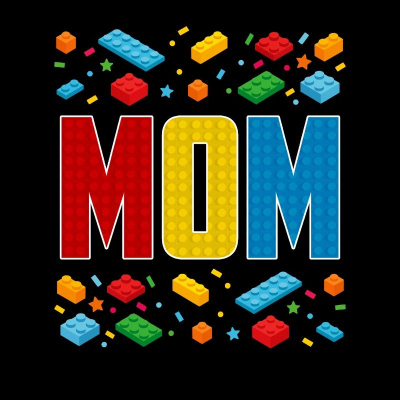 Maman brique constructeur créatif maternité bloc amant