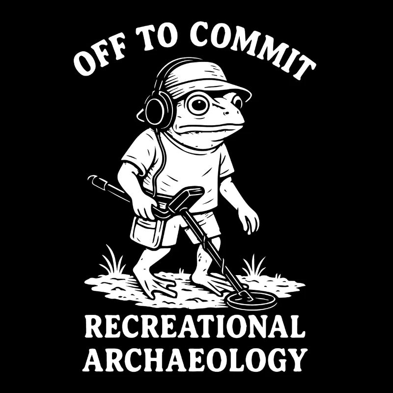 Off To Commit Recreational Archaeology Frog