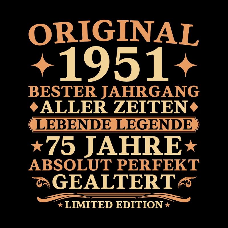 Présent original pour le 75e anniversaire de l’année 1951