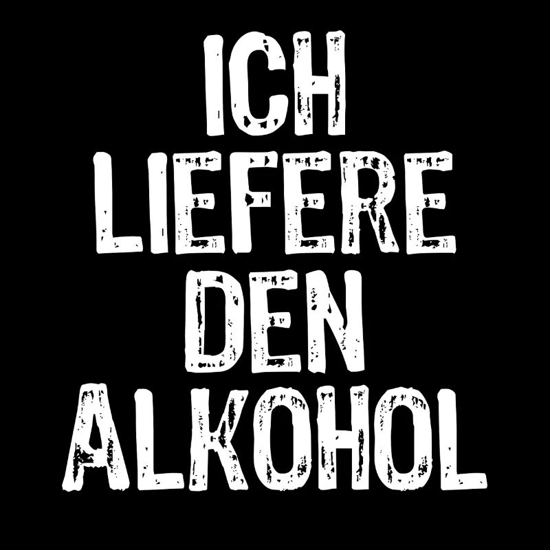 Ich liefere den Alkohol