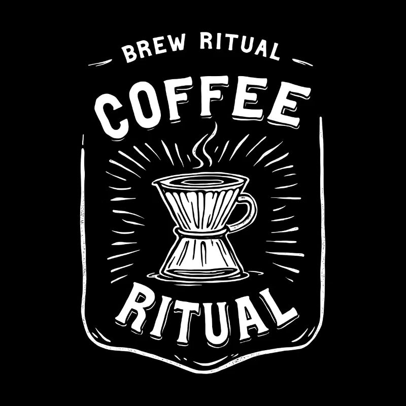 Rituel de l’infusion de café Verser sur le kaffee