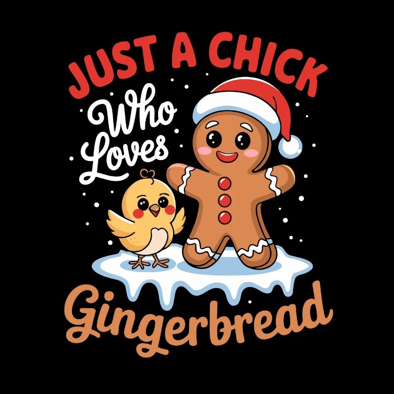Just A Chick Who Loves Gingerbread Sweet Chick