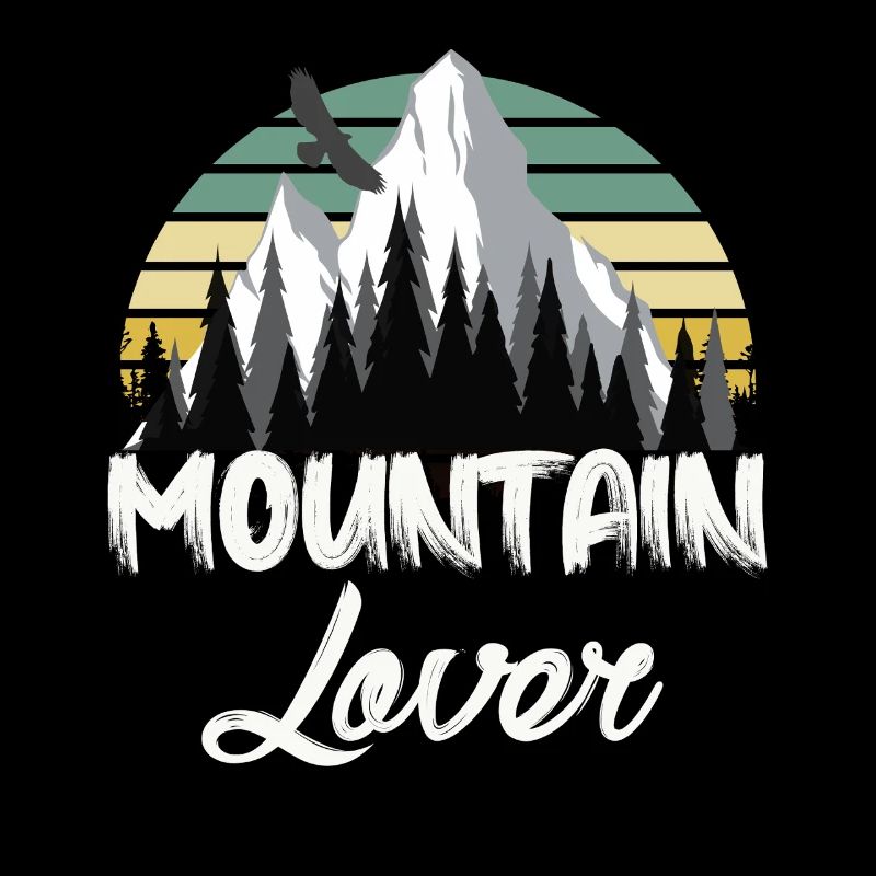 Mountain Retro Mountain Landscape