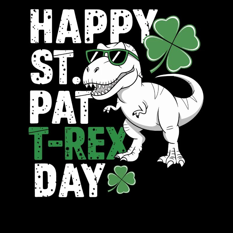 T-Rex zum St. Patrick's Day