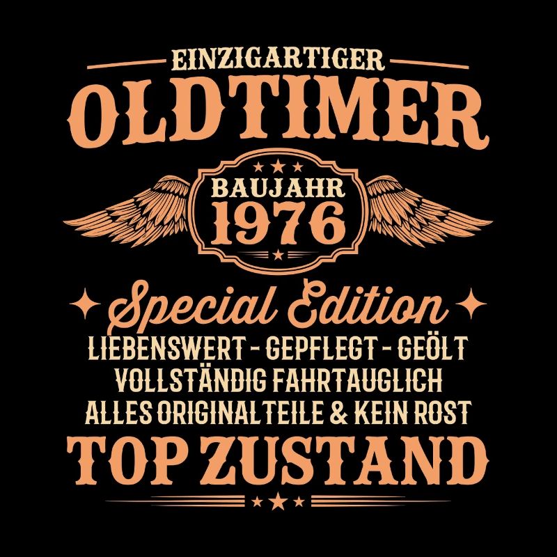 50. Geburtstag Oldtimer Baujahr 1976 Geschenk