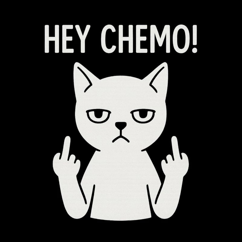 Freche Chemo-Unterstützungskatze