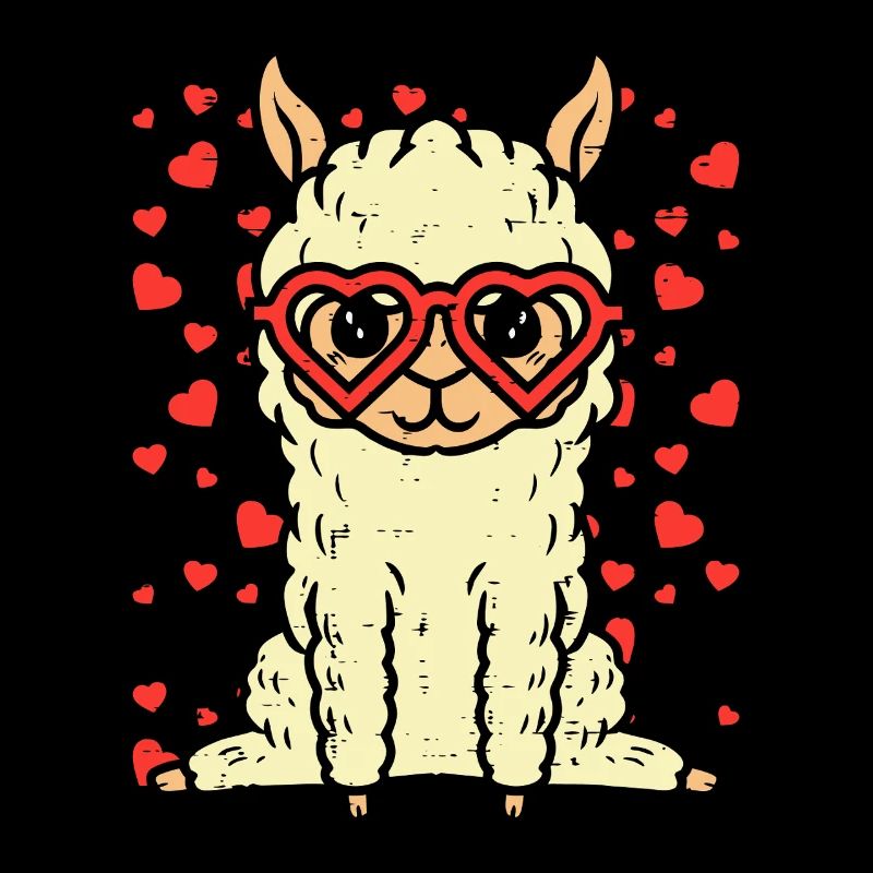 Valentine Llama 
