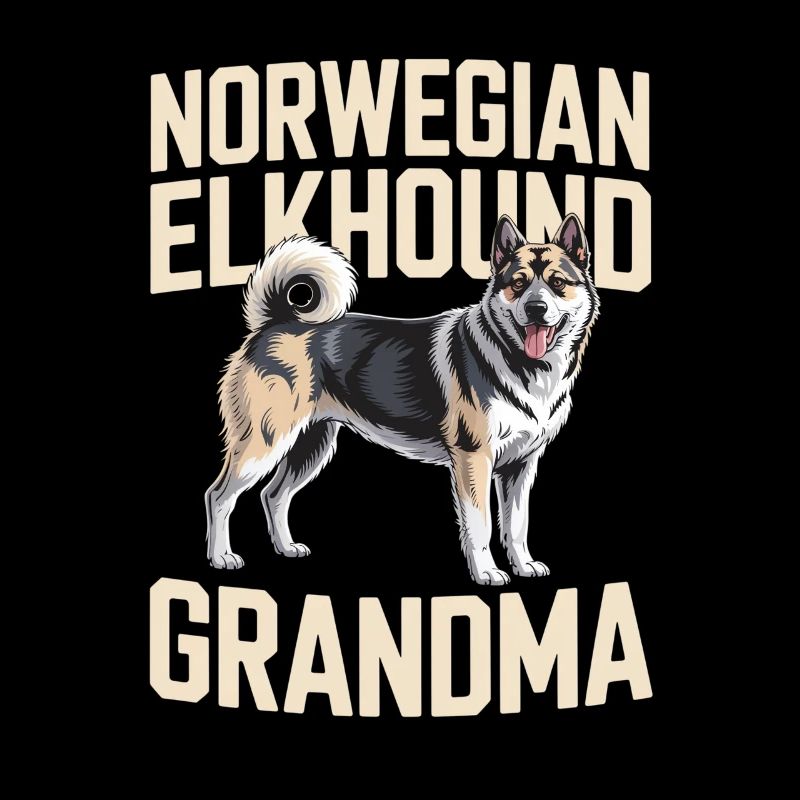 Norwegian Elkhound Granny Norwegian Elkhound