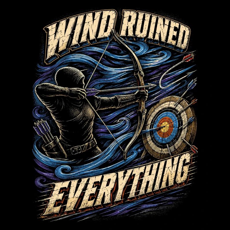 Archery Archer Wind Ruined Everything