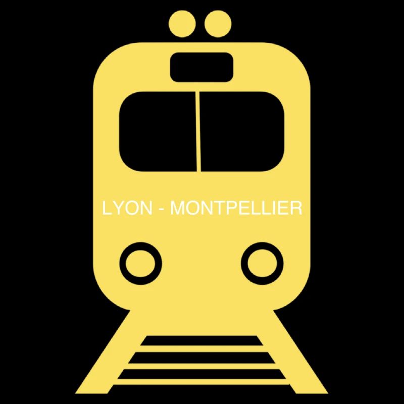 Lyon - Montpellier train trip