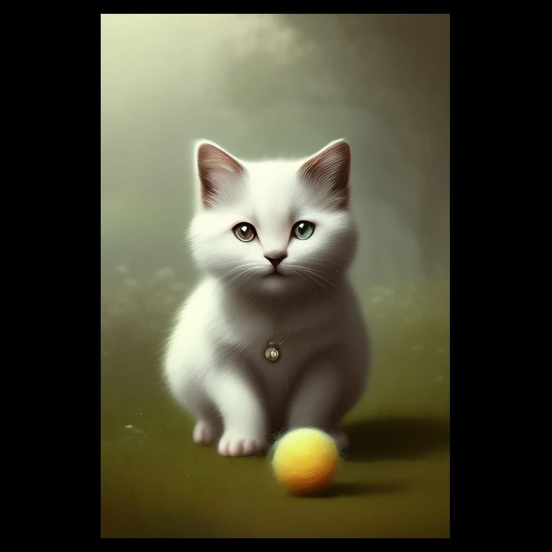 Petit bébé chat mignon