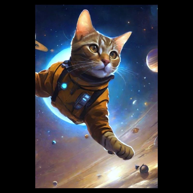 Flying Cats, Cats, Outer Space, Planets