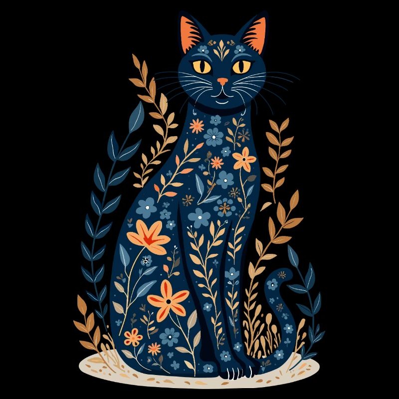 Chat floral