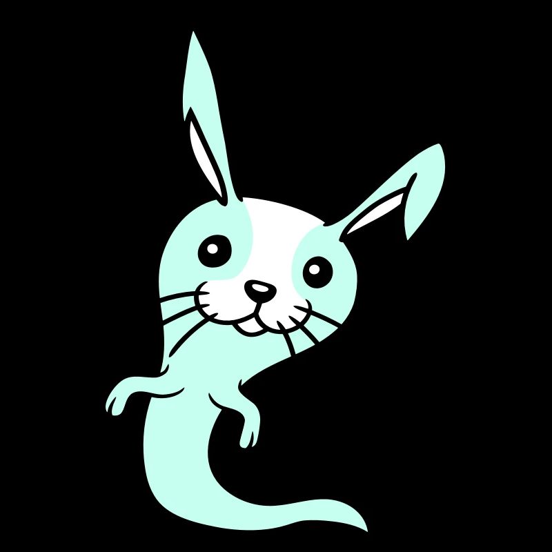 Bunny Ghost Ghost Haunting Halloween Creepy Cute