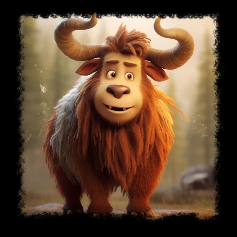 young bison