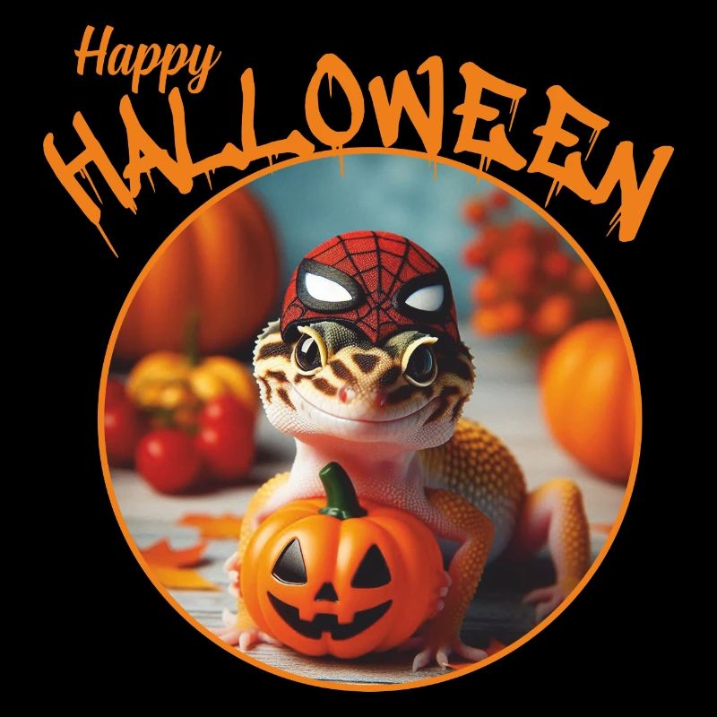 Halloween Araignée Gecko