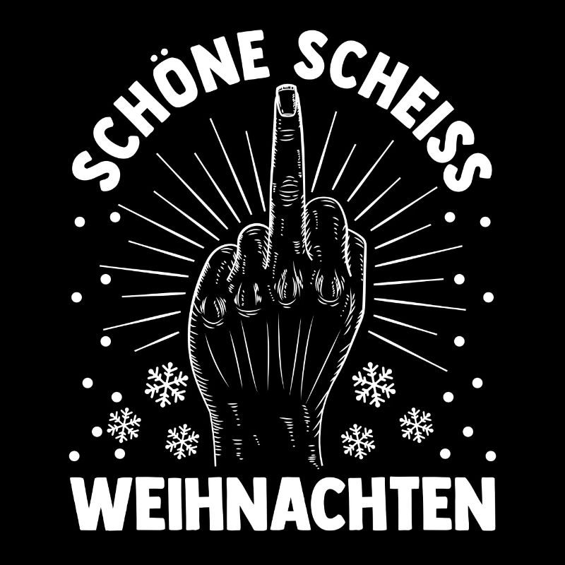 Weihnachtsmann Schöne Scheiß Weihnachten