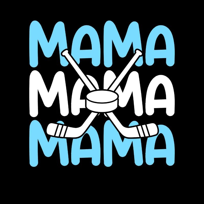 Eishockeyspieler Mama Mutter Eishockey