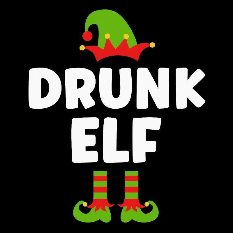 Christmas funny drunk elf