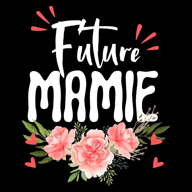 Future mamie, Annonce grossesse fleurie