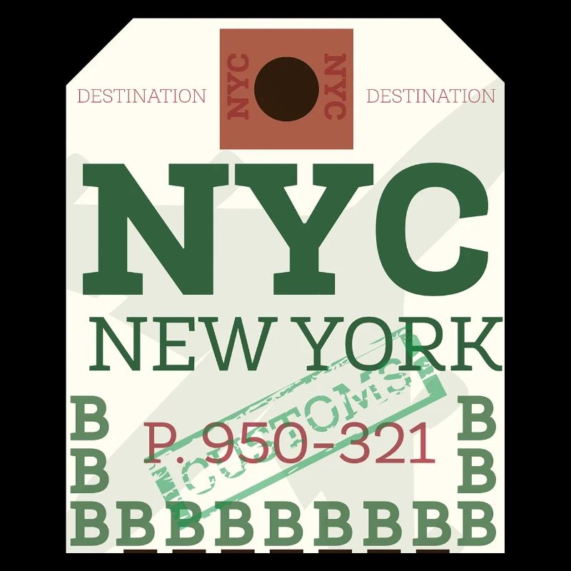 NYC Fetter Passstempel