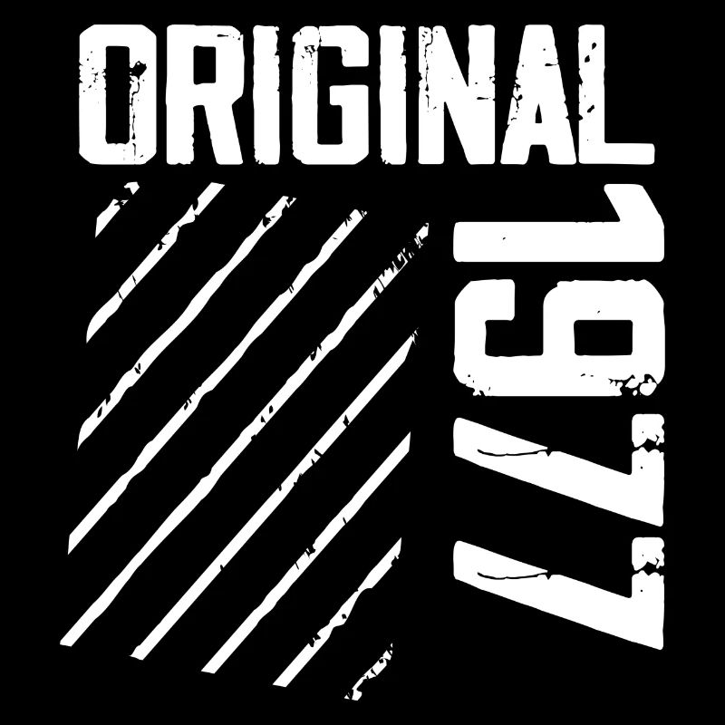 Original 1977 47e Anniversaire Cadeau Retro