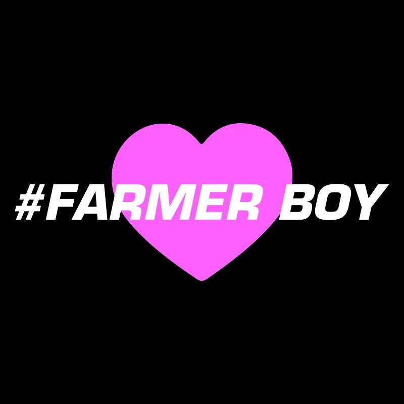 Fermier garçon coeur amour