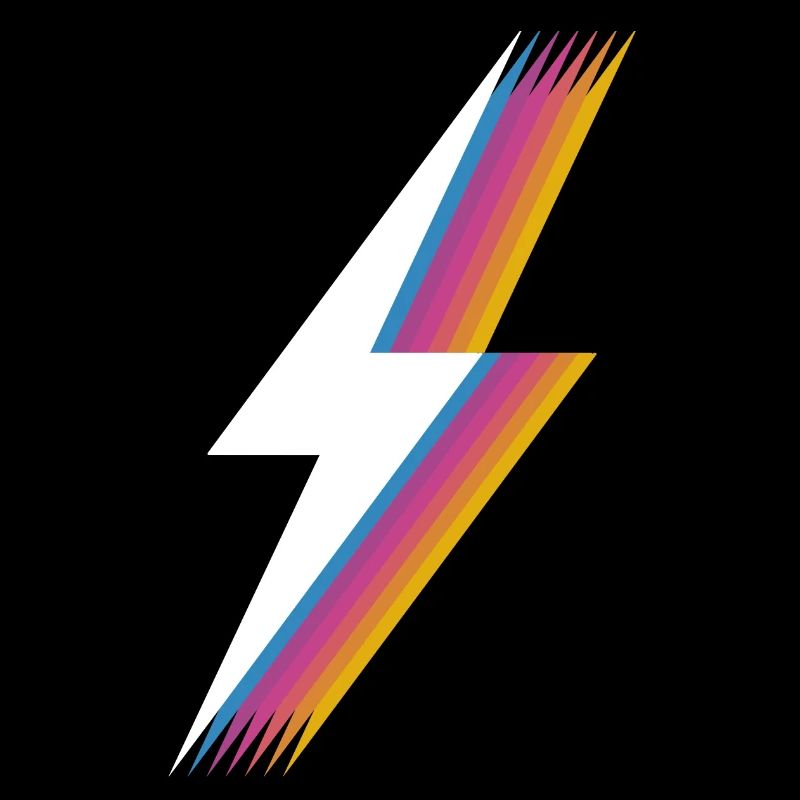 Retrocolor 80s Flash - Lightning Bolt