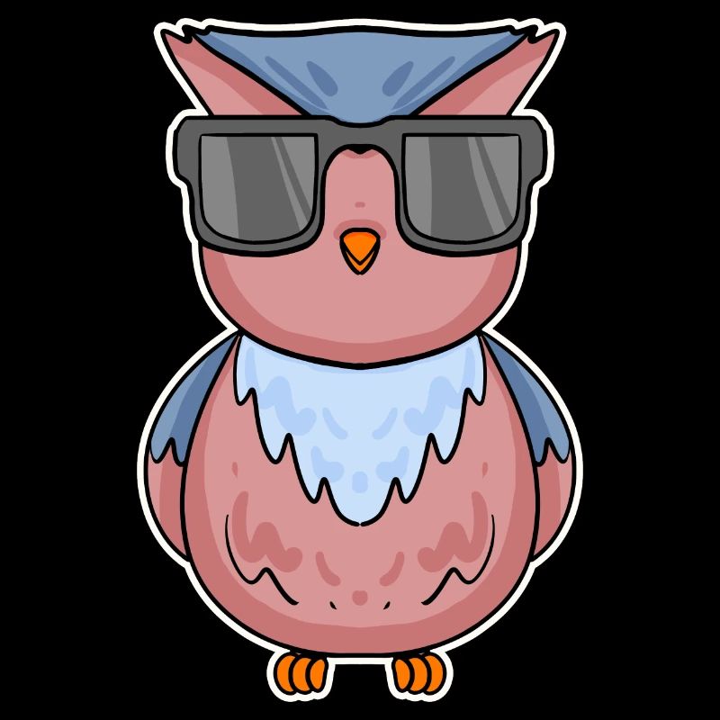 Eule mit Brille