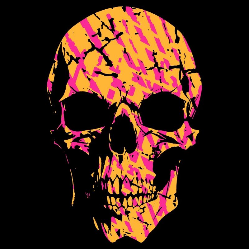 Skull - colorful pattern