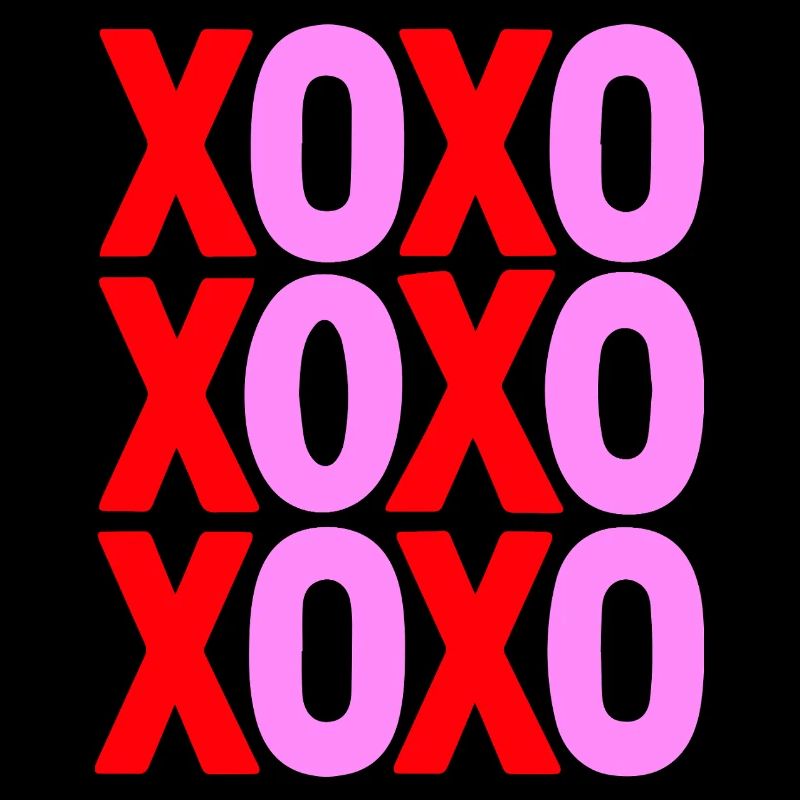 XOXO Love Typography Minimal Design