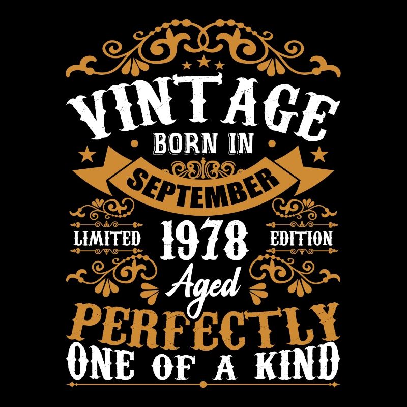 September 1978 Birthday Gift 1978 September