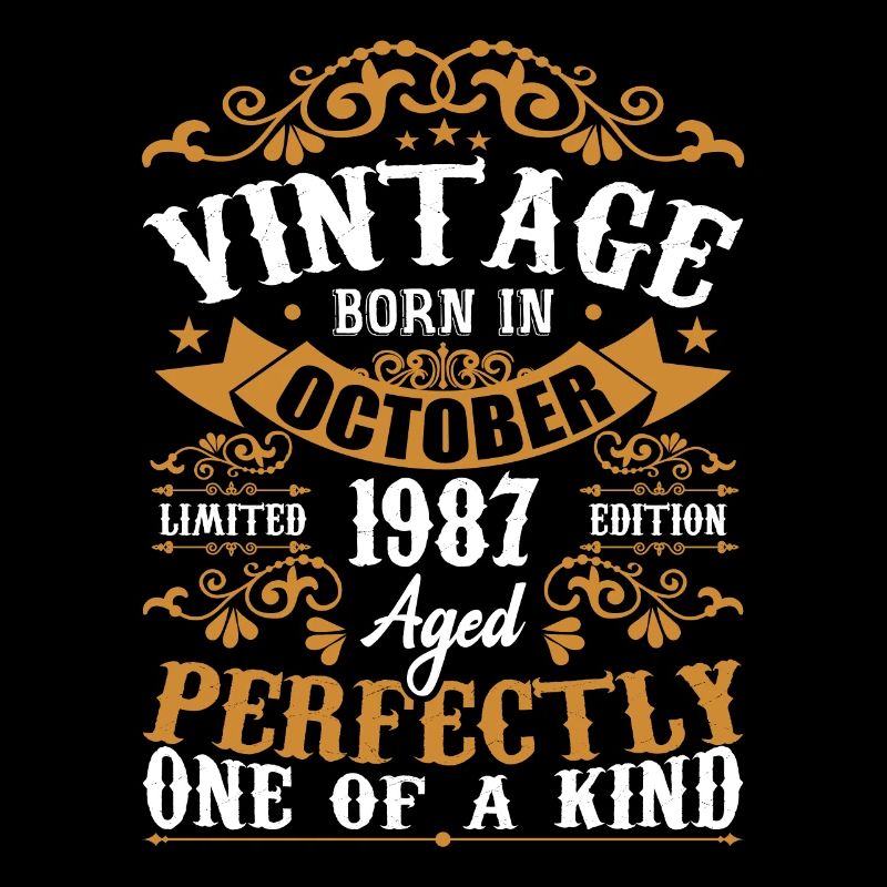 Oktober 1987 Geburtstagsgeschenk 1987 Oktober