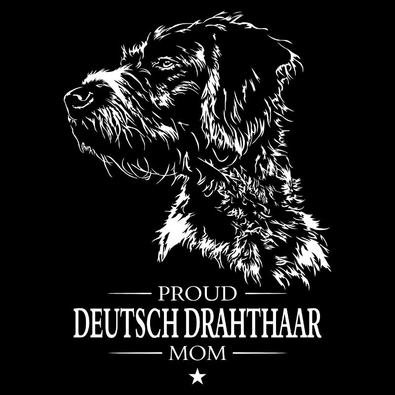 German Wirehaired Mom Dog Dog Wilsigns