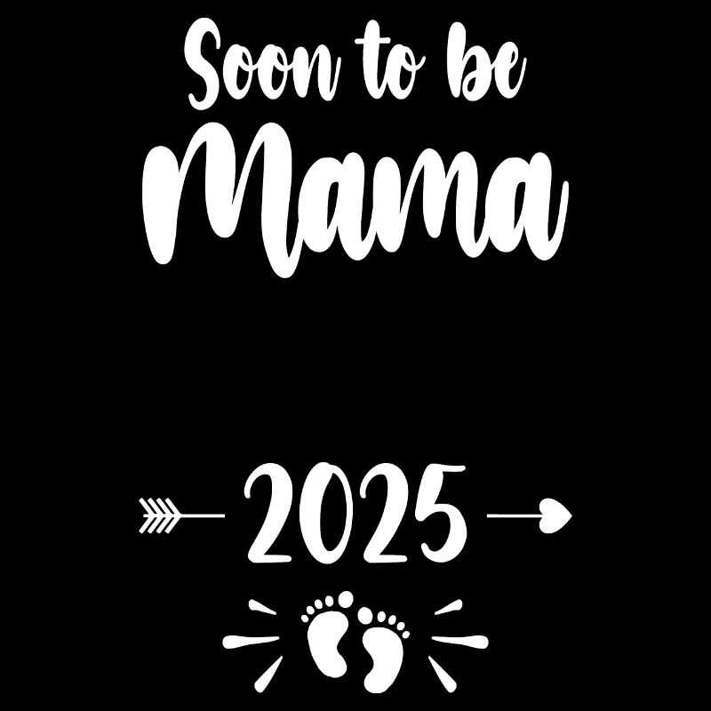Mama wird bald Mutter 2025 Mutter schwangere Kinder Motte