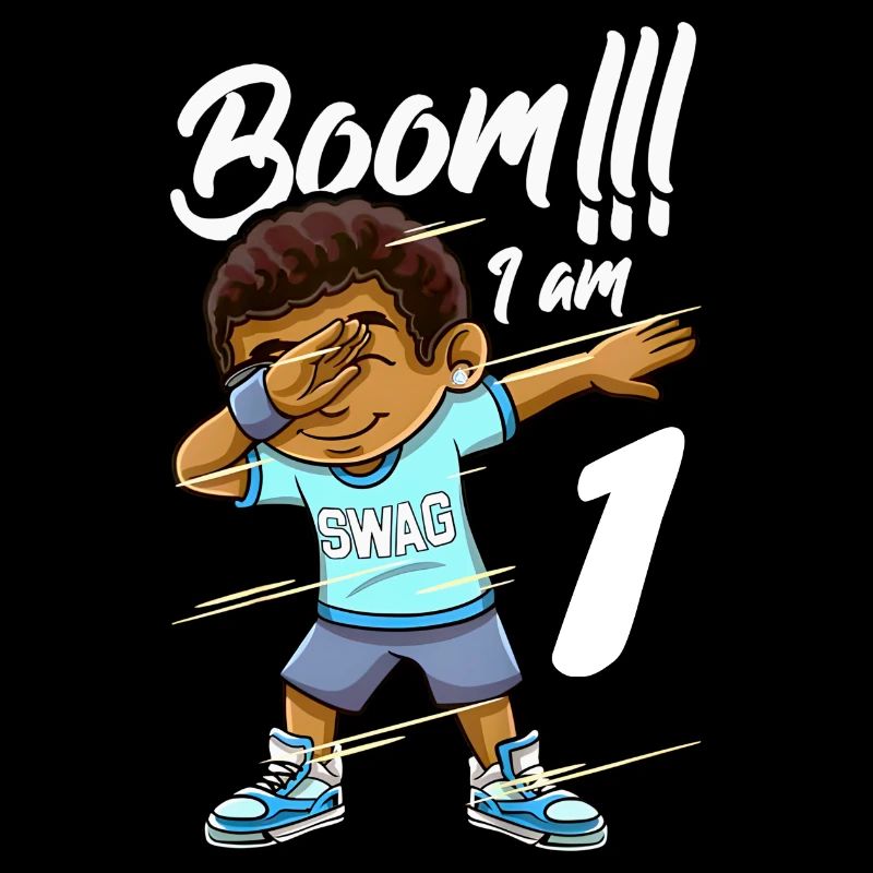 Boom Im 1 Year Old Black Boy Dabbing