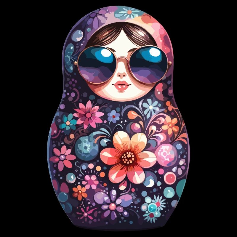 Cadeau de lunettes de soleil Matryoshka Cool