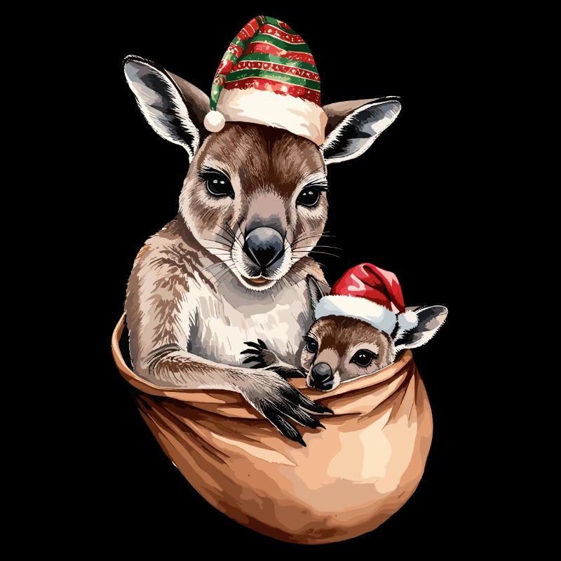 Christmas kangaroos