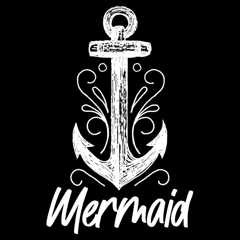 Mermaid Anker Spruch Geschenk See Schiffanker