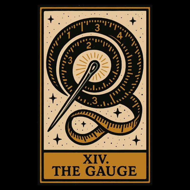 La jauge de couture de tarot précise