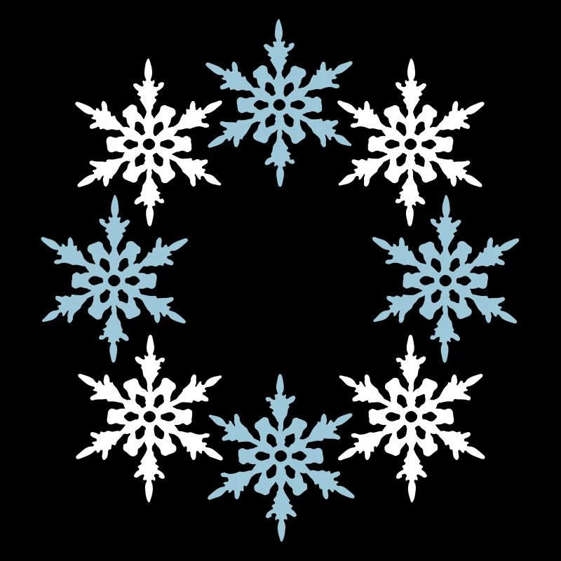 winter ring circle round pattern design cool cold sc
