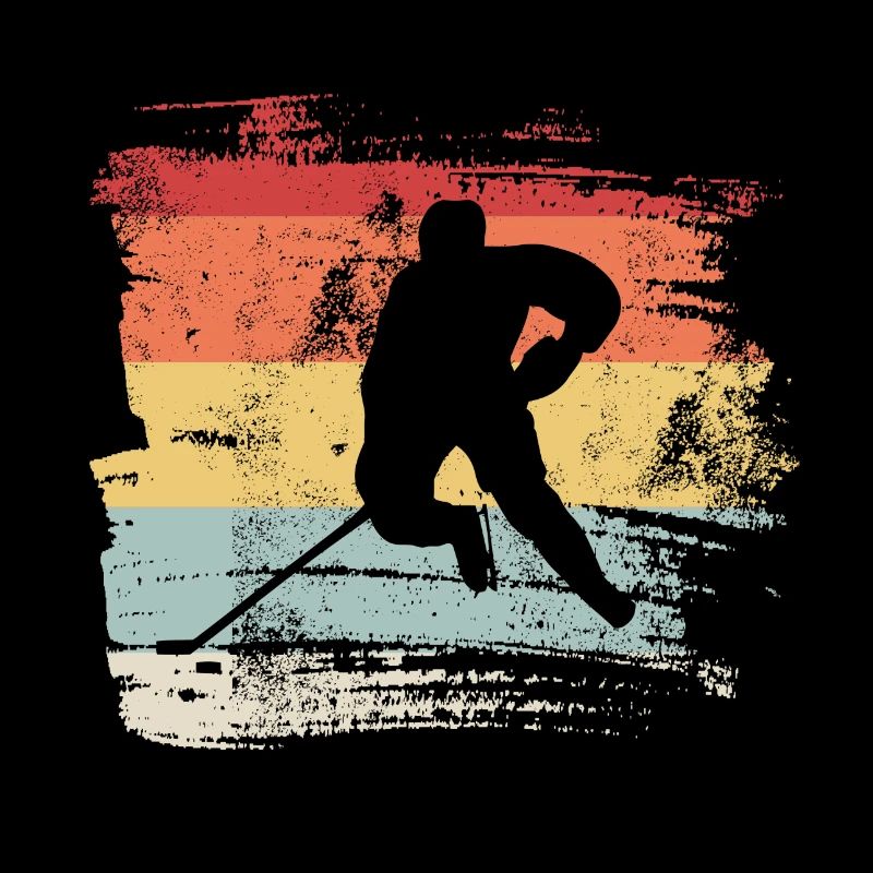 Retro Hockey Hockeyschlaeger Geschenk