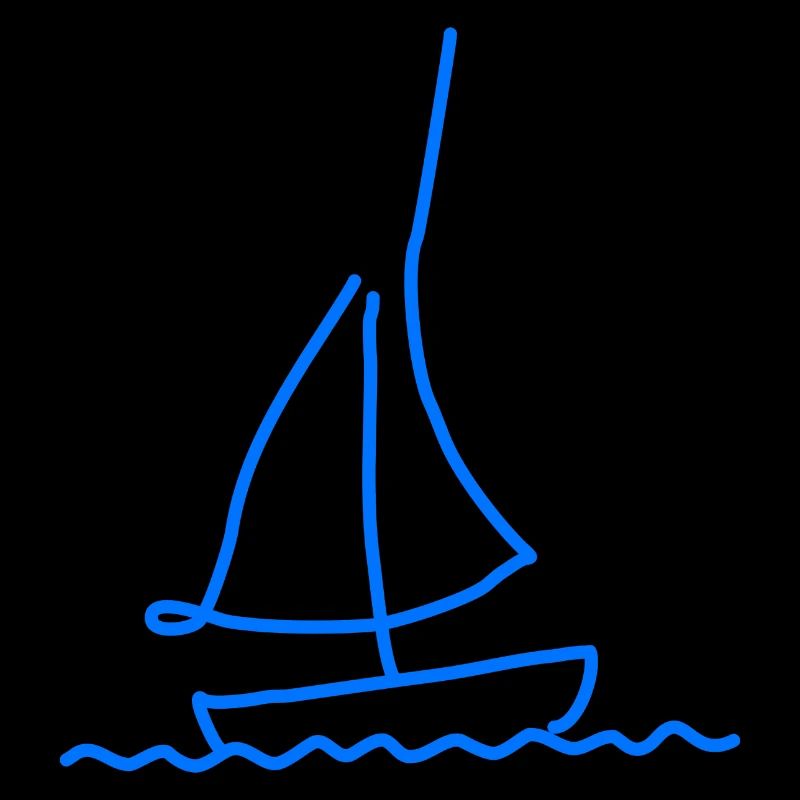 Sailboat Sailing Gift Illustration